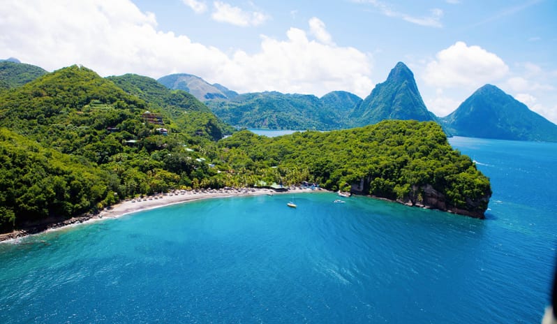 Anse Chastanet Resort-Aerial